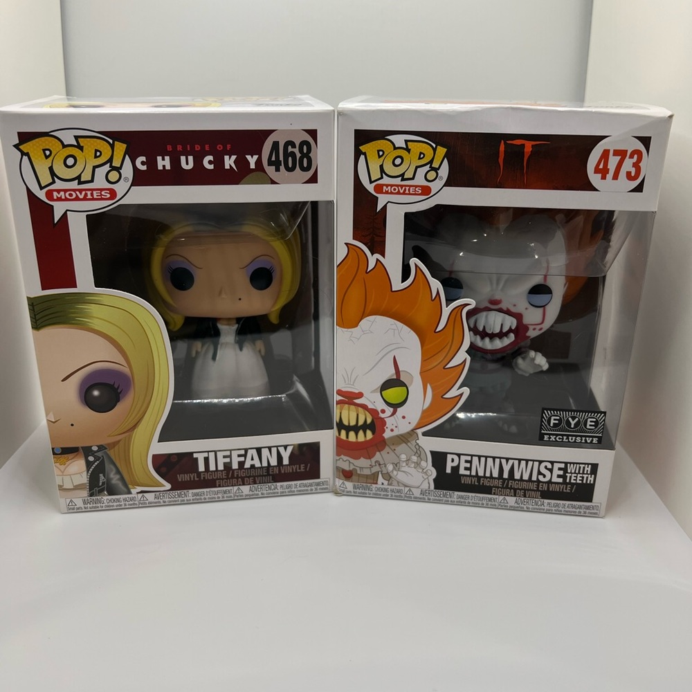 Funko Pop Tiffany and Pennywise with Teeth